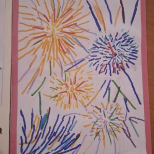 Иллюстрация к стихотворению "Салют Победе"