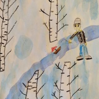 У весеннего ручья