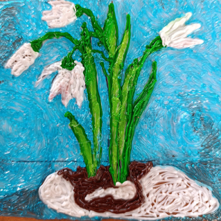 "Подснежники" (рисование 3Д ручкой)