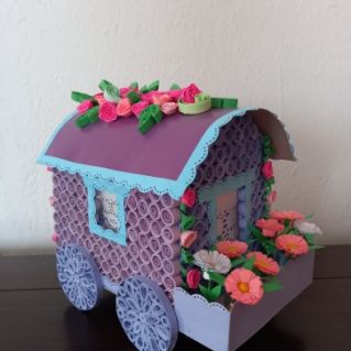 Цветочная повозка