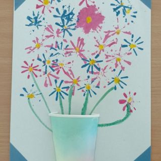 «Букет в стакане»