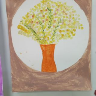 Цветы мимозы