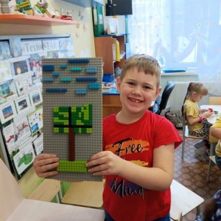 мозаика "Весеннее дерево"