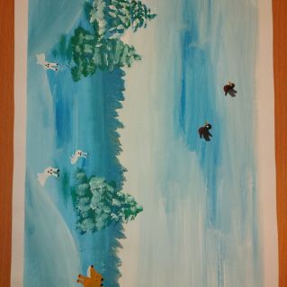 "Зимний лес"