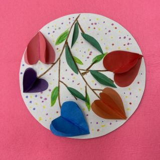 Подарок маме в технике «аппликация»