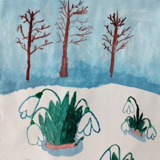 "Первые подснежники"