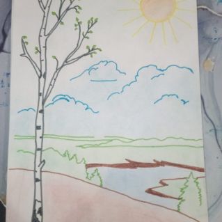 Весенний день.