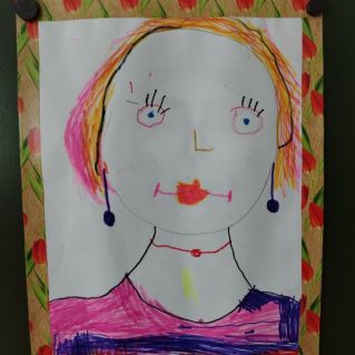 Любимая мама.