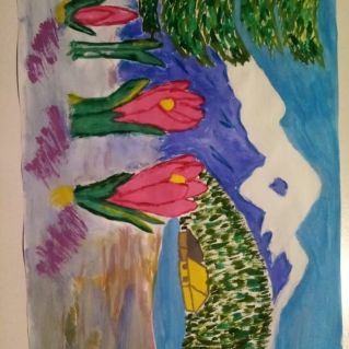 Первые подснежники