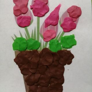 "Тюльпаны в горшочке"