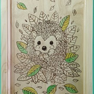 Ёжик на зимовке