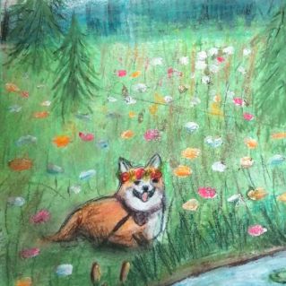 Прогулка с любимым Корги