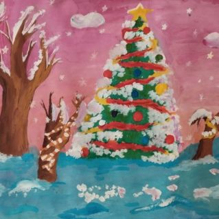 "Елка в лесу"