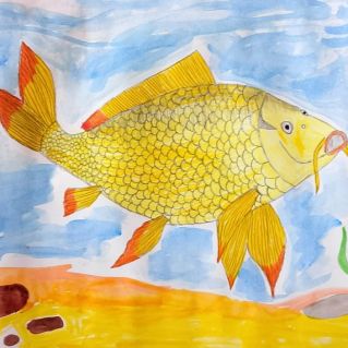 "Речной обитель-карп"