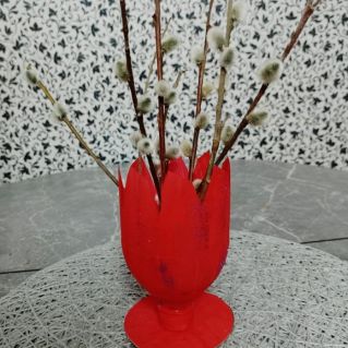 Ваза из пластиковой бутылки