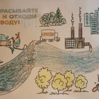 Не выбрасывайте мусор в воду!