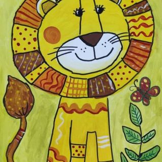 Рисунок "Добрый Лёвушка"