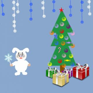 На новогоднем утреннике