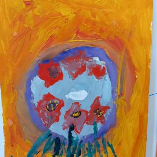 Маки на рассвете