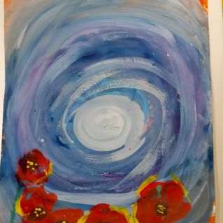 Маки на рассвете