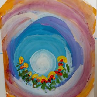 Маки на рассвете