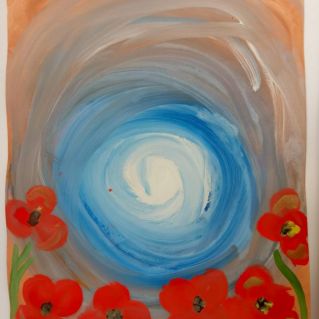 Маки на рассвете