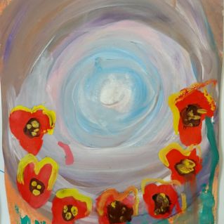 Маки на рассвете