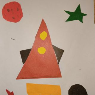 Ракета в космосе