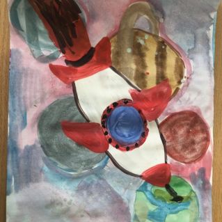 Ракета в космосе