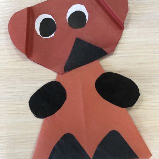 Оригами. Медвежонок