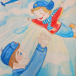 "Спасибо, герою за мирное небо для нас!"