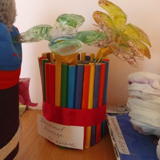 Цветы из пластиковой бутылки