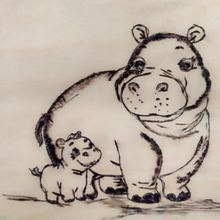 Семья бегемотиков