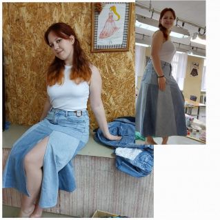 Переделка джинсовой одежды