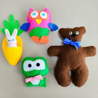 Мягкие сувениры- игрушки из фетра (шитьё)