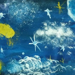 Рисунок "Безграничный космос!"