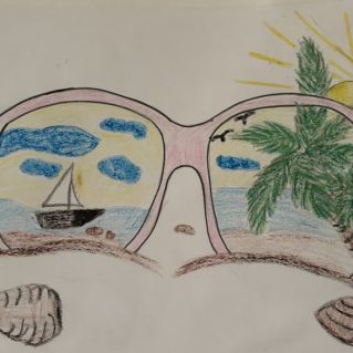 Лето море и пальмы