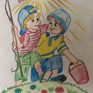 Летом, с  другом на рыбалку