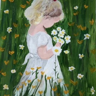 Рисунок «В пришкольном лагере»