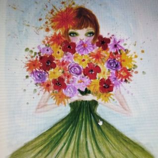 "Цветущая девушка"