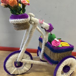 «Велосипед в цветах»