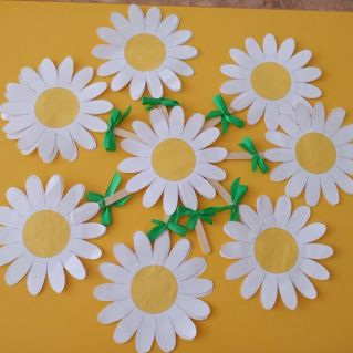 "Ромашка к празднику День семьи , любви и верности"