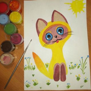 «Мой кот - Снежок»