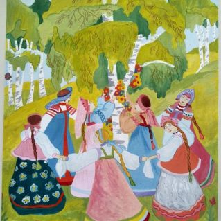 Мы на луг ходили, хоровод водили!