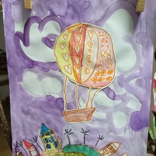 "Полёт на воздушном шаре".