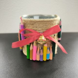 Стаканчик для канцелярии "День знаний"