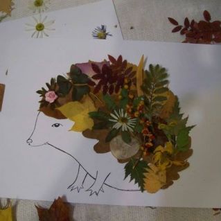 " Осенний ёжик"