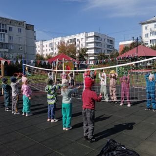 Мы играем в волейбол!