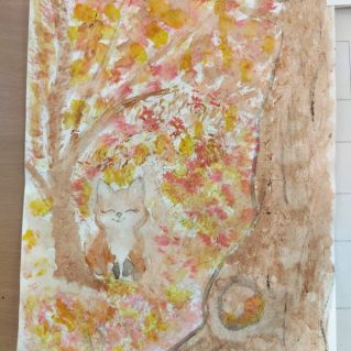 Осении лес"