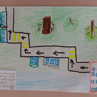 Мой безопасный путь от дома до детского сада